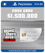 Great White Shark Card GTA Online (PSN Gift Card) - IE
