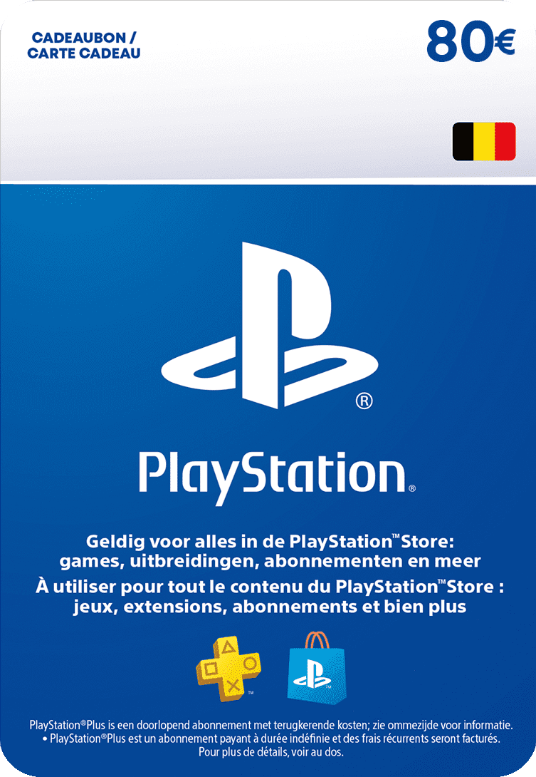 Carte PlayStation 80 €