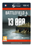 13 000 Battlefield Coins (Carte cadeau Steam) - FR