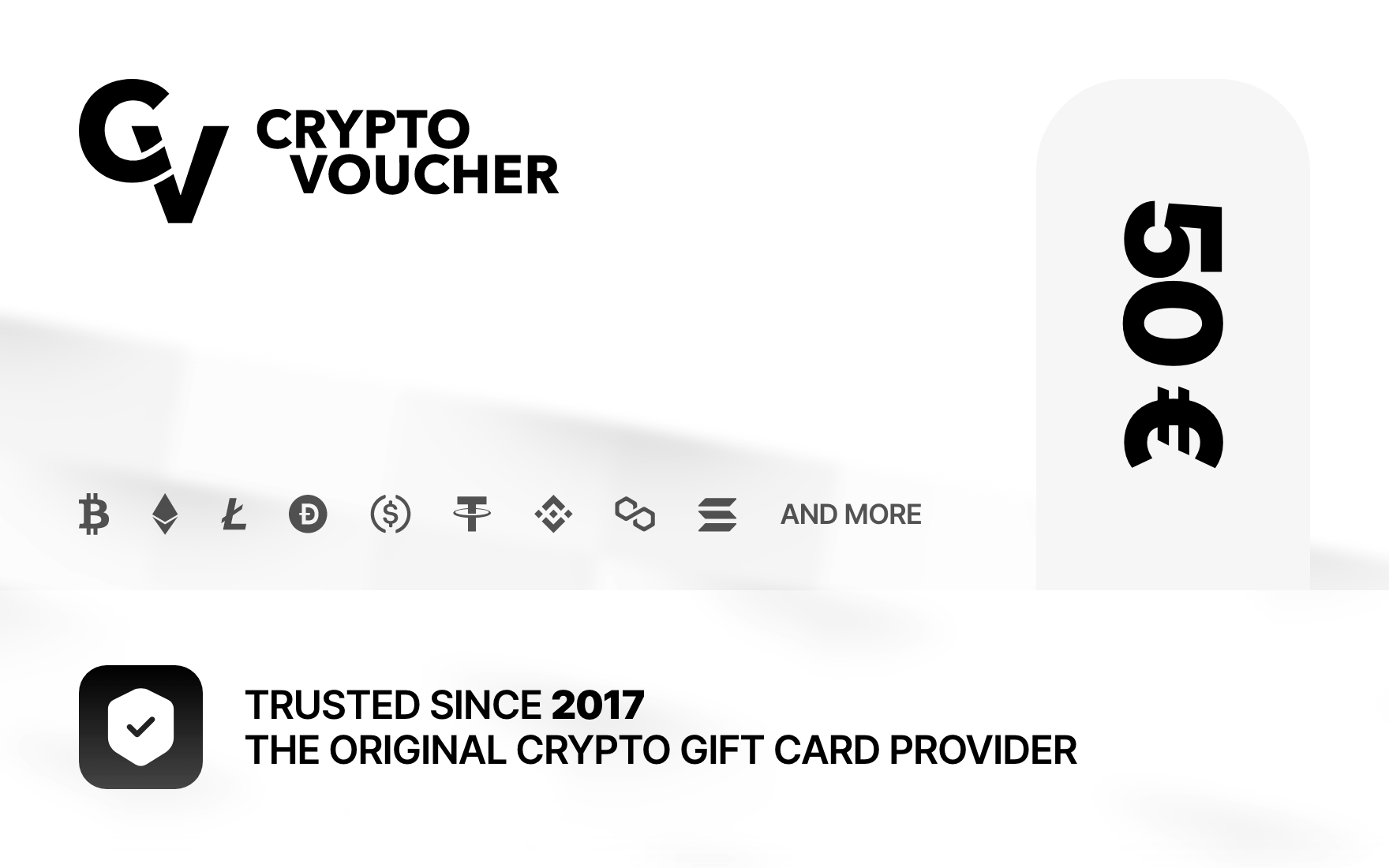 Crypto Voucher Cadeaukaart 50 Euro