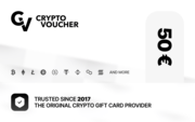 Crypto Voucher Gift Card 50 Euro - BE