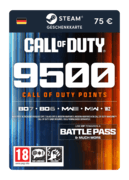 9.500 COD-Punkte (Steam Geschenkkarte) - DE