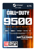 9,500 COD Points (Steam Gift Card) - DE