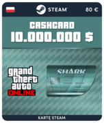 Megalodon Shark Card GTA Online (karta podarunkowa Steam) - PL
