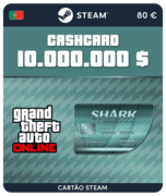 Megalodon Shark Card GTA Online (Cartão Presente Steam) - PT