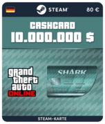 Megalodon Shark Card GTA Online (Steam Geschenkkarte) - DE