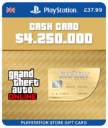 Whale Shark Card GTA Online (PSN Gift Card) - GB