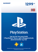 PlayStation Store Card 1299 NOK - NO