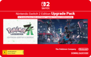 Pokémon-Legenden: Z-A – Nintendo Switch 2 Edition Upgrade Pack - Switch 2 - DE