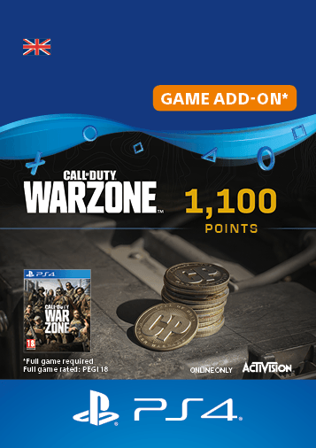1100 Call Of Duty®: Warzone™ Points - Playstation 4 Game – Startselect.com