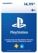 PlayStation Store lahjakortti €14,99 - FI