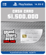 Great White Shark Card GTA Online (PSN-presentkort) - FI