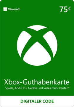 Xbox-Guthabenkarte 75 Euro