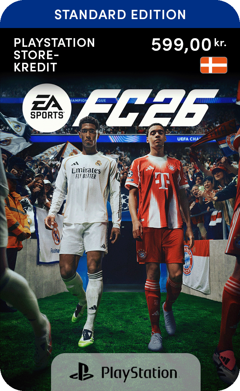 EA SPORTS FC 26 Standard Edition - PlayStation-kredit | PlayStation Store Gavekort | PSN Gavekort