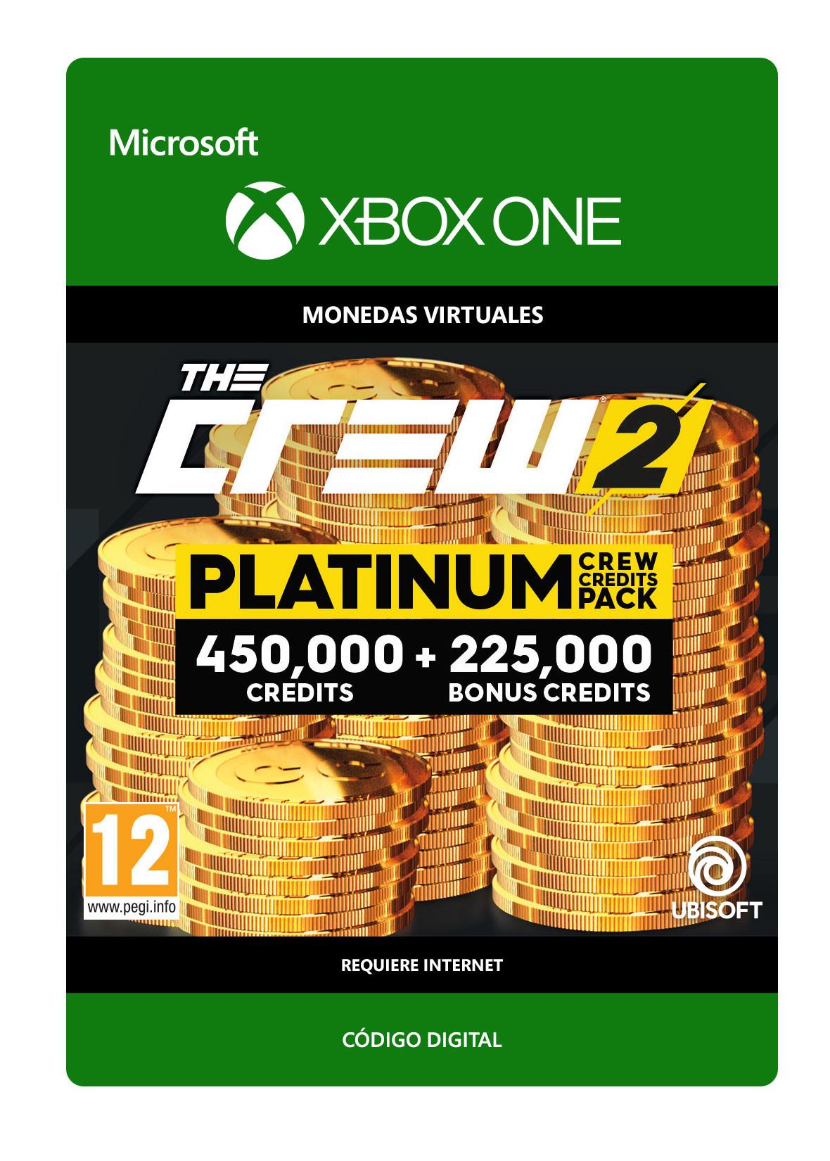 Paquete Platino de puntos de equipo de The Crew 2