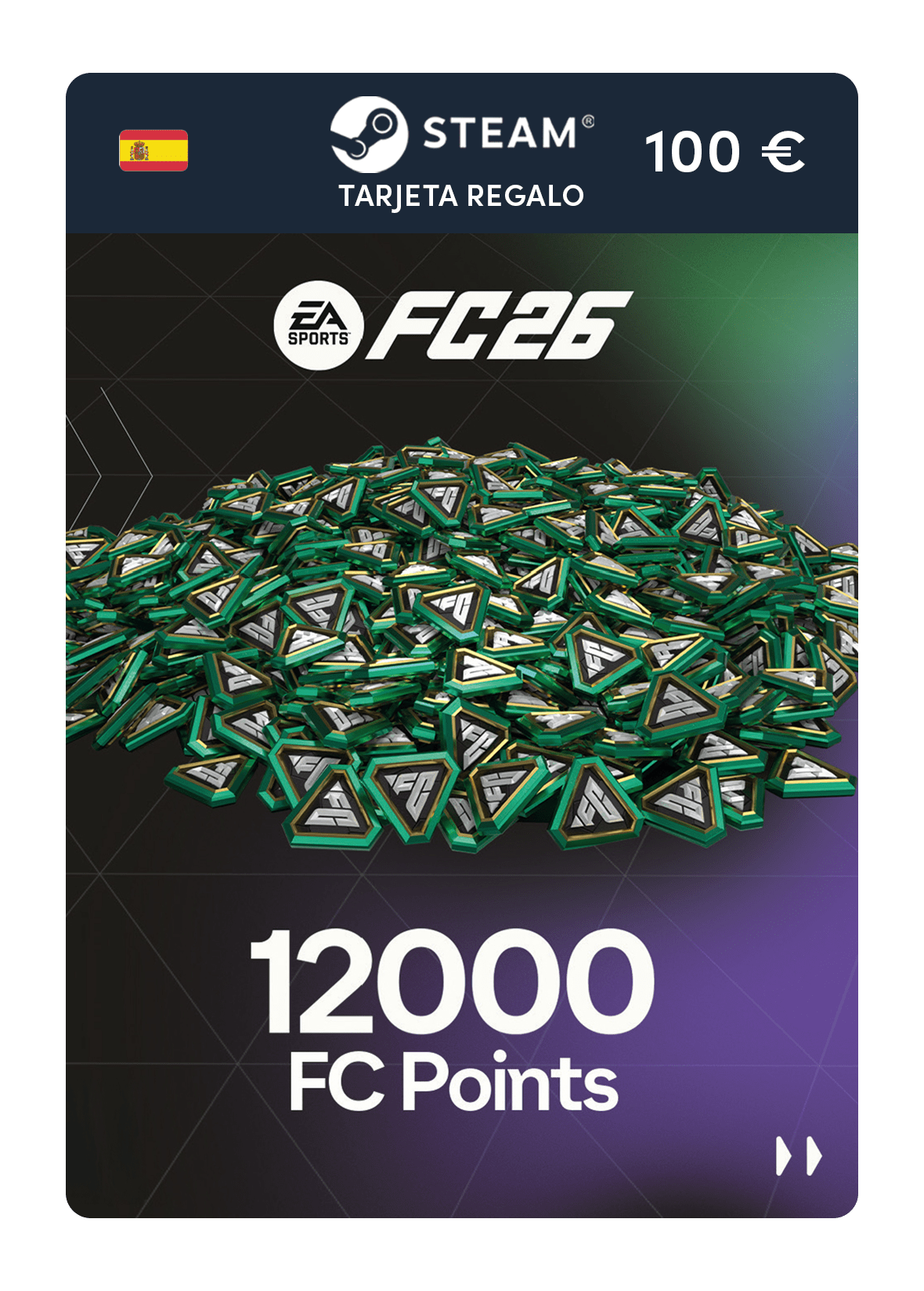 12000 puntos EA FC 26 (tarjeta regalo Steam)