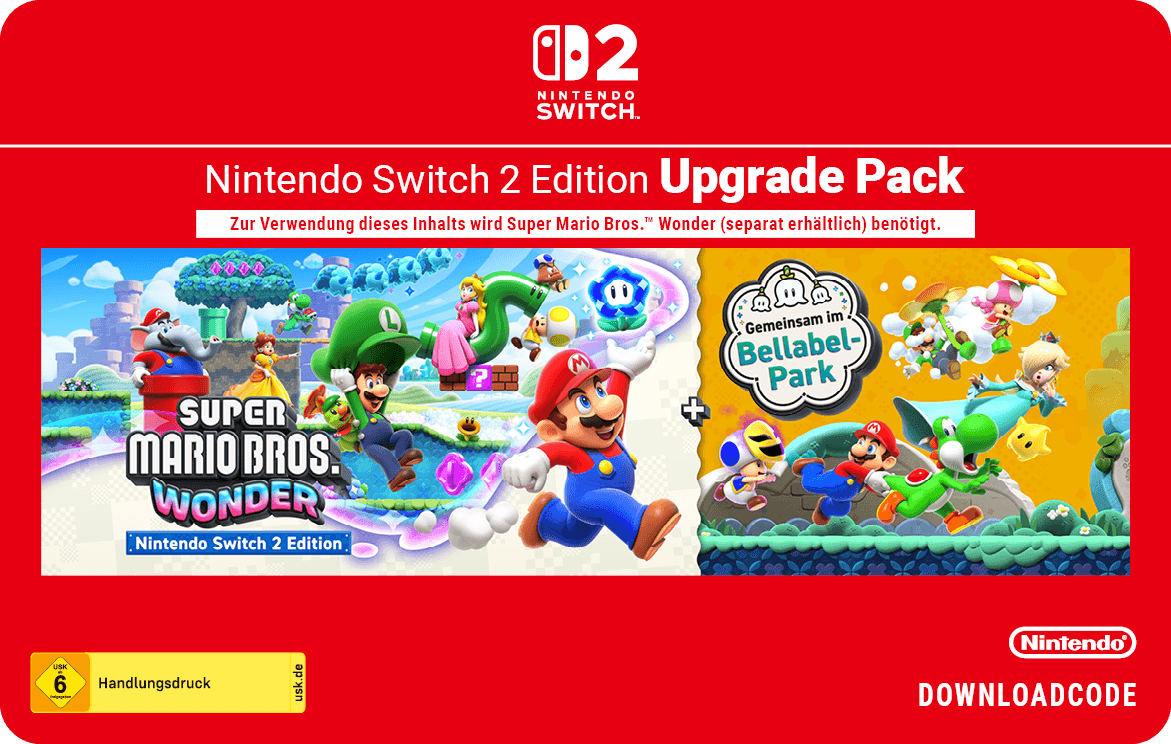 Super Mario Bros. Wonder  Nintendo Switch 2 Edition + Gemeinsam im Bellabel-Park Upgrade Pack