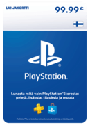 PlayStation Store lahjakortti 99.99€ - FI