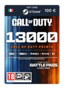 13.000 Punti COD (Gift card Steam) - IT