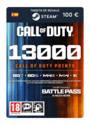 13000 puntos COD (tarjeta regalo Steam) - ES