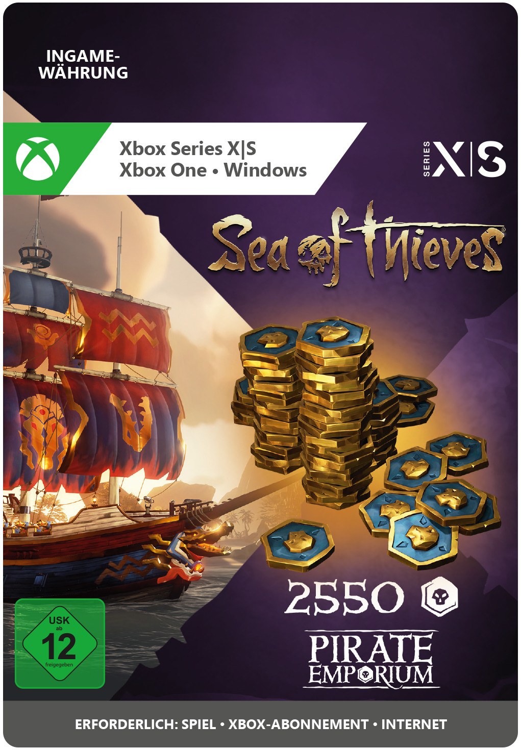 2550 Coins Sea of Thieves Captain’s Ancient Coin Pack