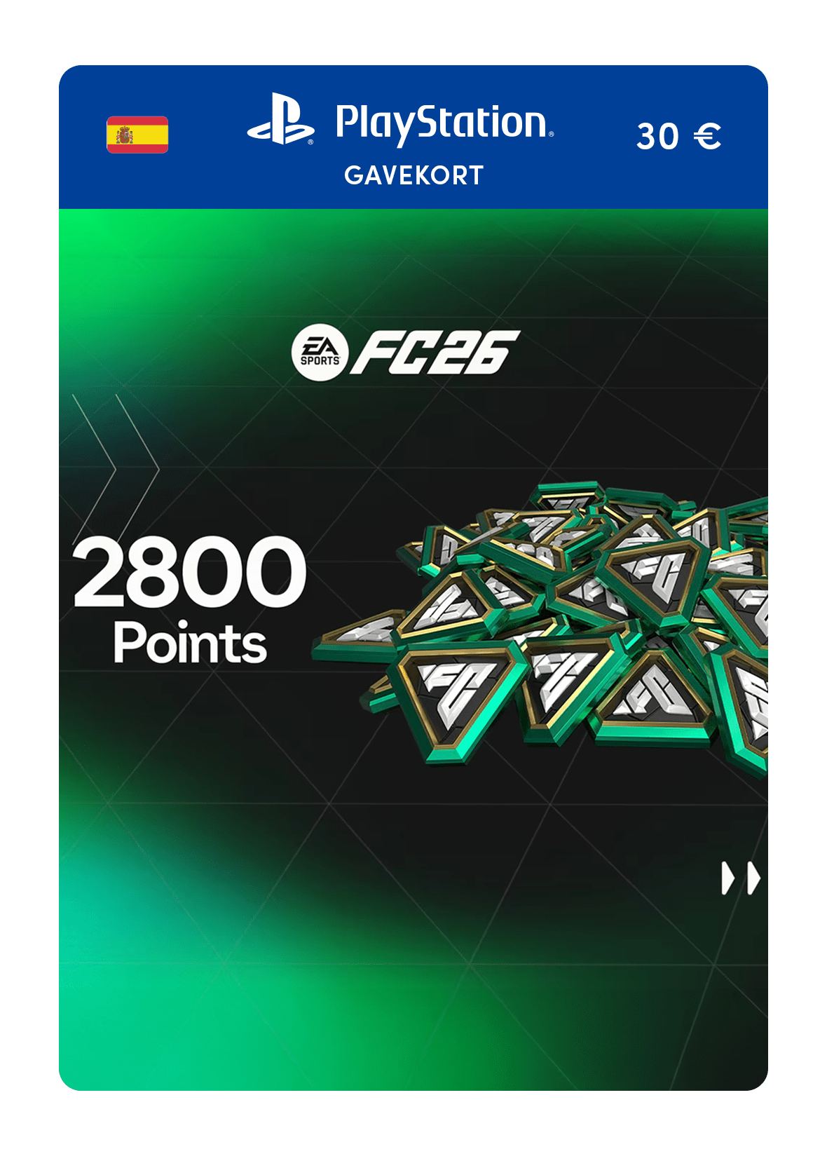 2800 puntos EA FC 26 (tarjeta de regalo PSN)