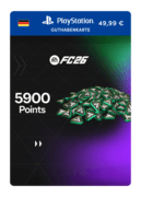 5.900 EA FC 26 Points (PSN Gift Card) - DE