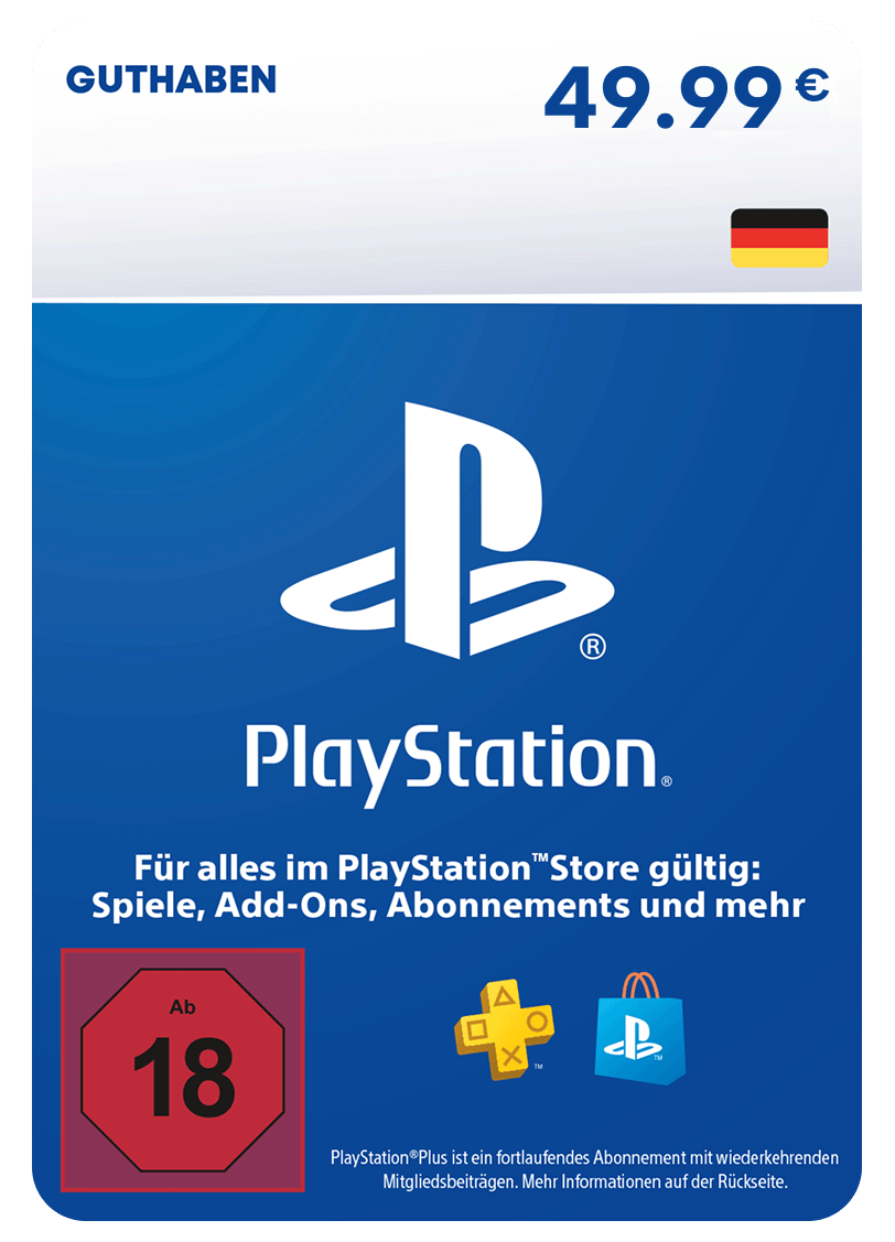 PlayStation Geschenkkarte 49.99€