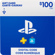 Carte PlayStation Store $100 - CA