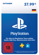 PlayStation Store Card 37,99€ - DE
