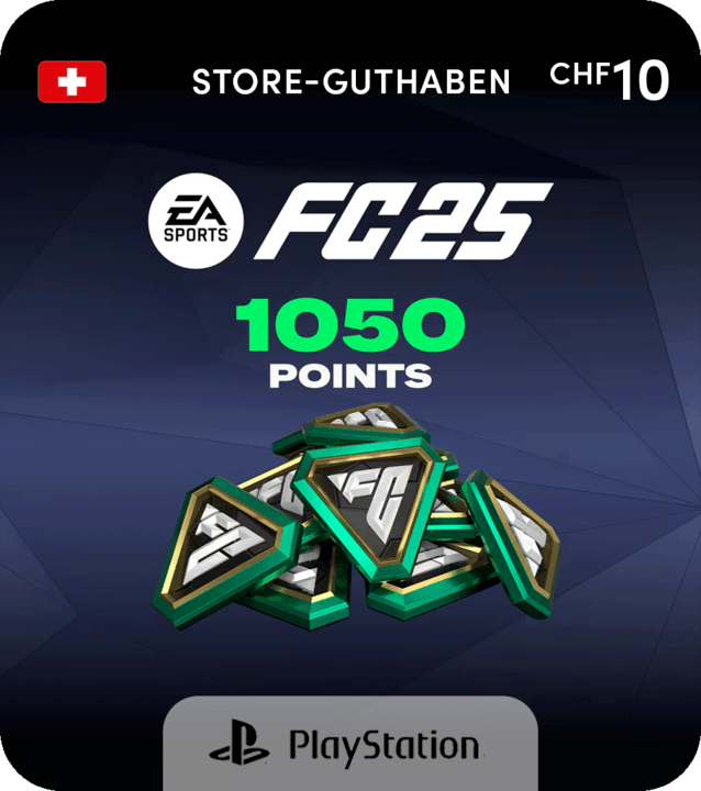 PlayStation Store CHF 10,00 PlayStation giftcard –