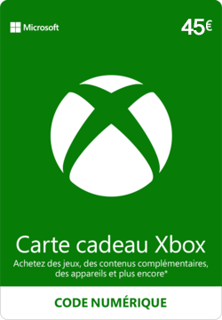 Carte Xbox 45€