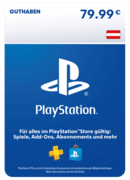 PlayStation Store Card 79.99 Euros - AT