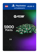 5.900 EA FC 26 Points (PSN Gift Card) - AT