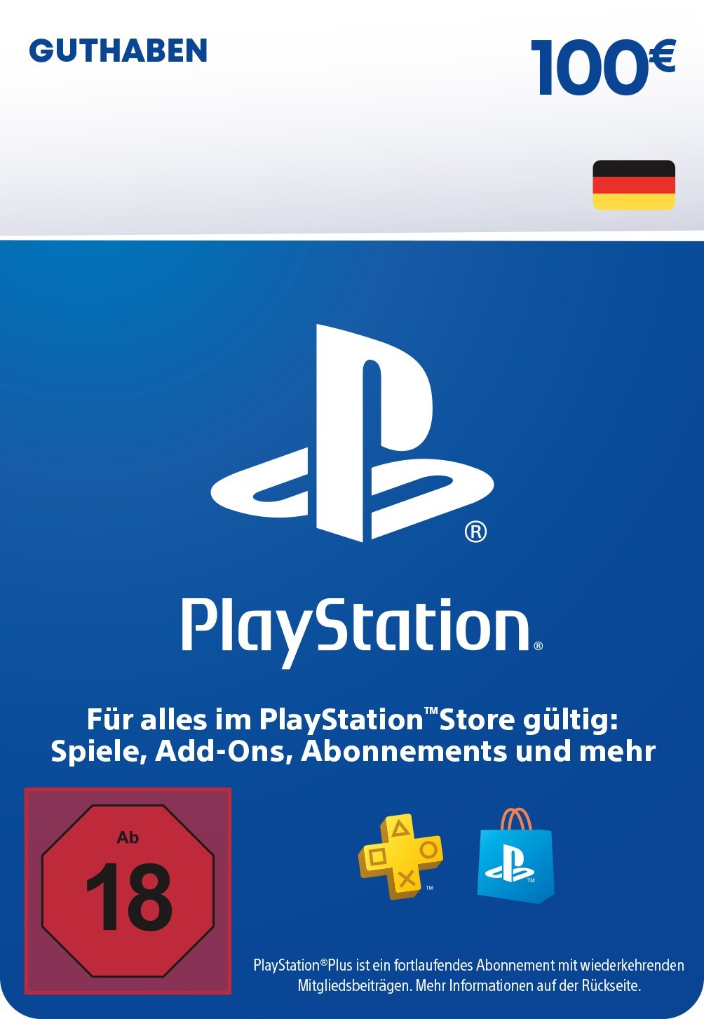 PlayStation Store 100,00 € PlayStation giftcard –