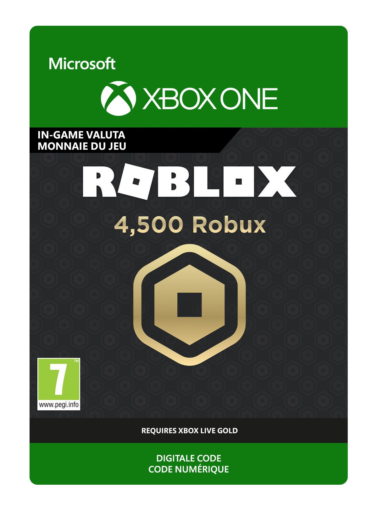 4500 Robux voor Xbox