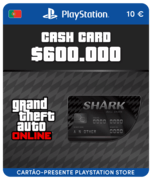 Bull Shark Card GTA Online (PSN Gift Card) - PT