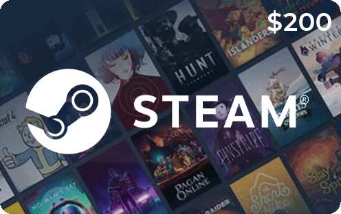 Steam Kaart $200 | Steam Card | Steam Kaart Kopen