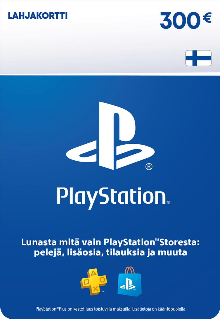 PlayStation Store Lahjakortti 300€ | PSN Kortti | PlayStation Gift Card