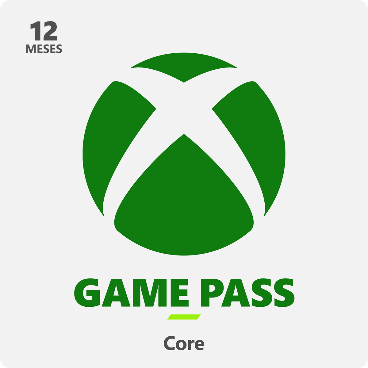 Cartão MICROSOFT Xbox game Pass Core 12M (Formato Digital)