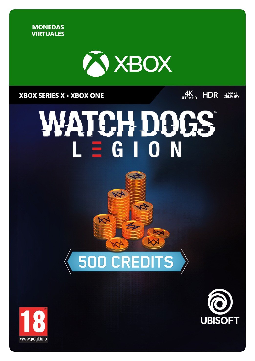 Paquete de créditos de Watch Dogs: Legion (500 créditos)