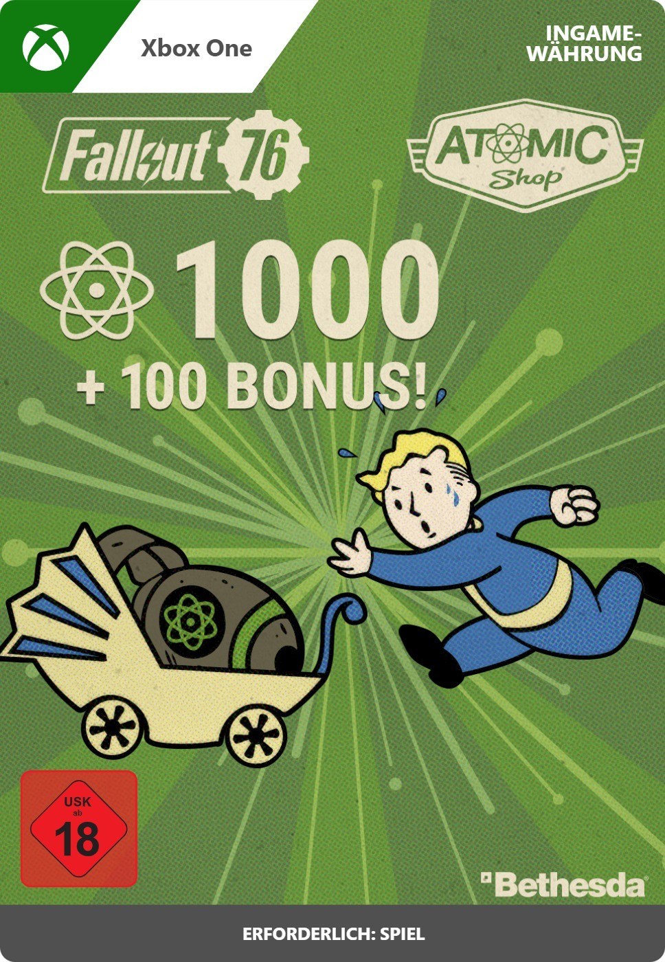 1000 (+100 als Bonus) Atome - Fallout 76