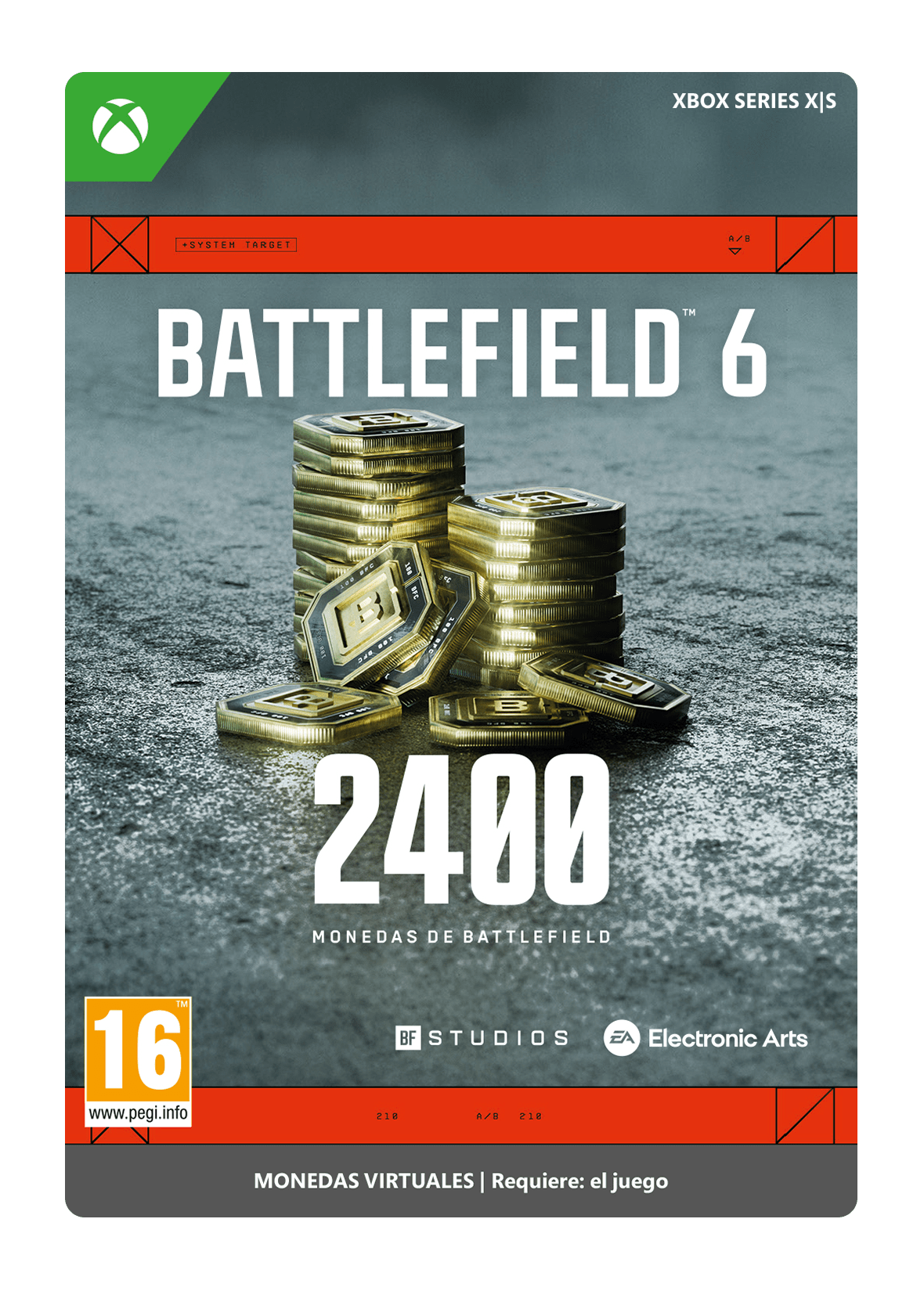 2400 MONEDAS DE BATTLEFIELD PARA BATTLEFIELD 6
