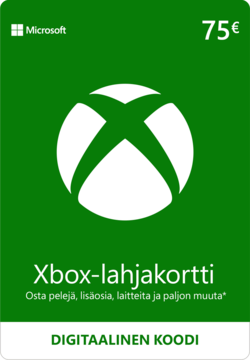Xbox-lahjakortti 75€