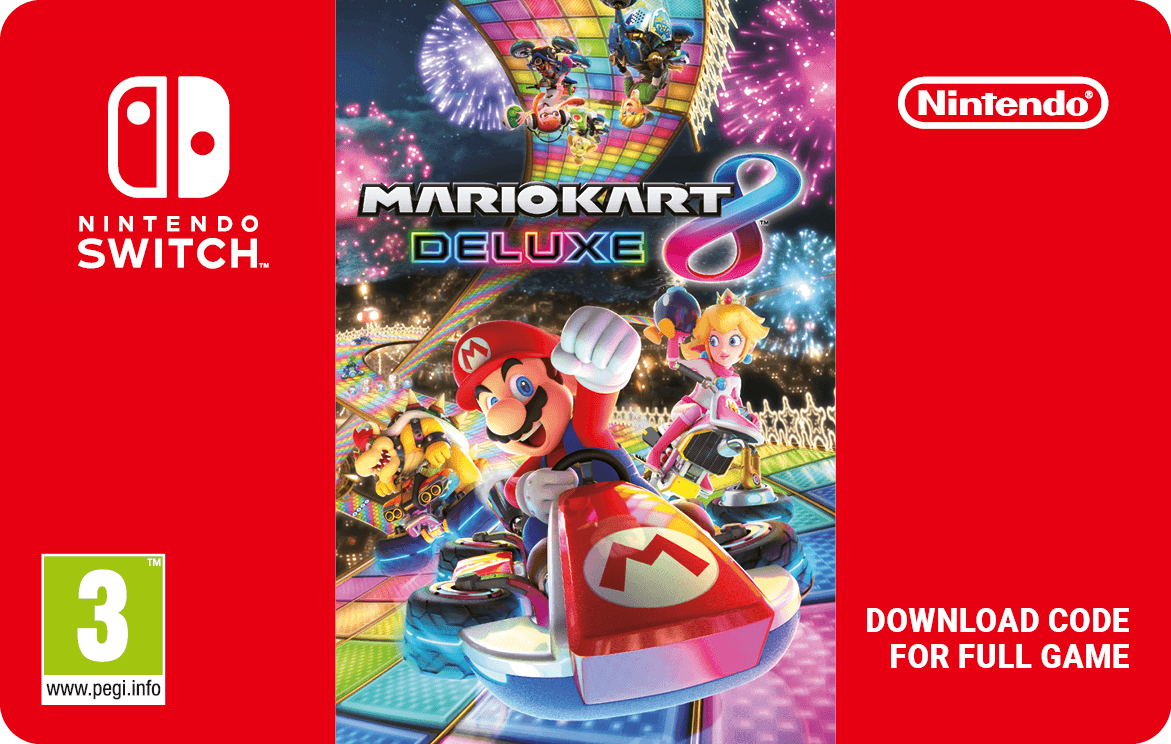 Mario Kart Deluxe Amazon Digital Code Nintendo Switch Mario Kart