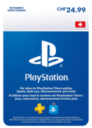 Carte Cadeau PlayStation Store CHF 24.99 - CH