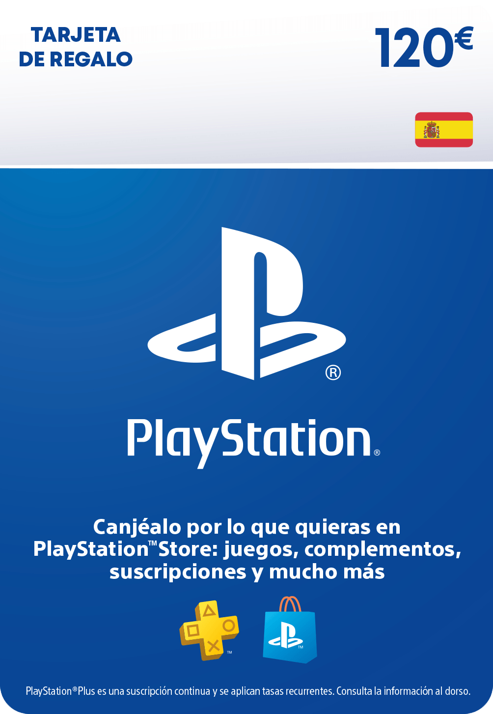 Tarjeta PlayStation 120€ | Tarjeta PSN