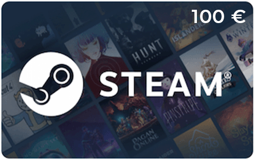 Steam بطاقة هدية بقيمة 100 درهم