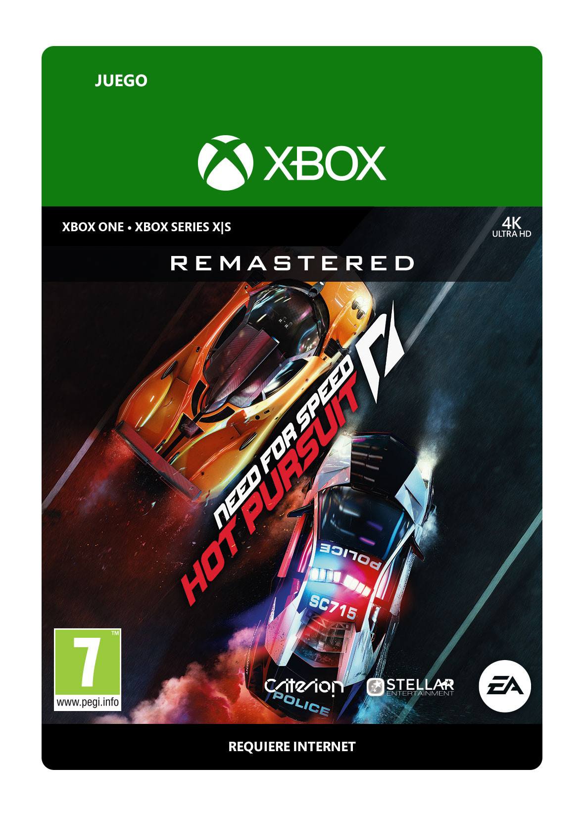 NEED FOR SPEED HOT PURSUIT REMASTERED