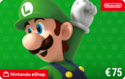 Nintendo eShop Card 75€ - PT